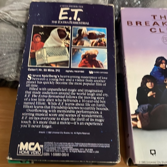 E.T. The Breakfast Club Willy Wonka vhs - Picture 5 of 10